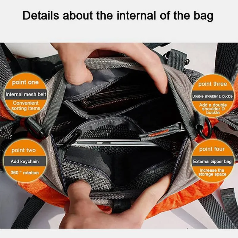 3 In 1 Multifunctional Large Capacity Waterproof Outdoor Travel Waist Bag