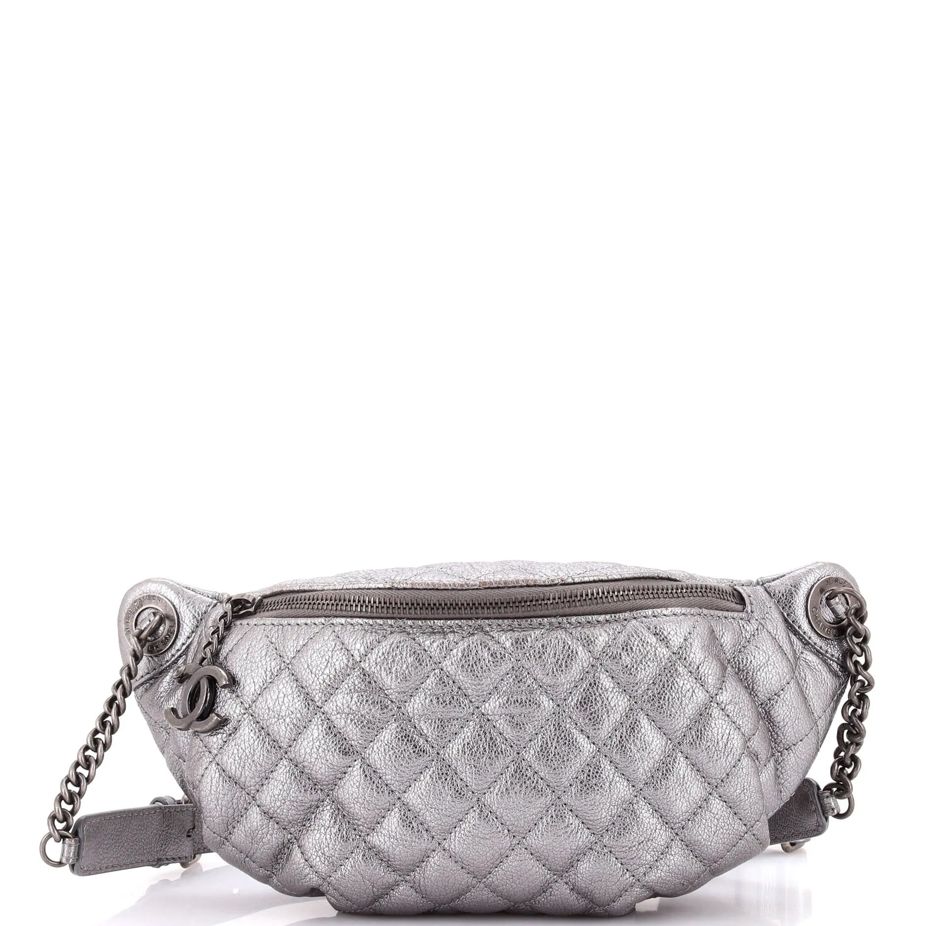 Banane Waist Bag Quilted Leather
