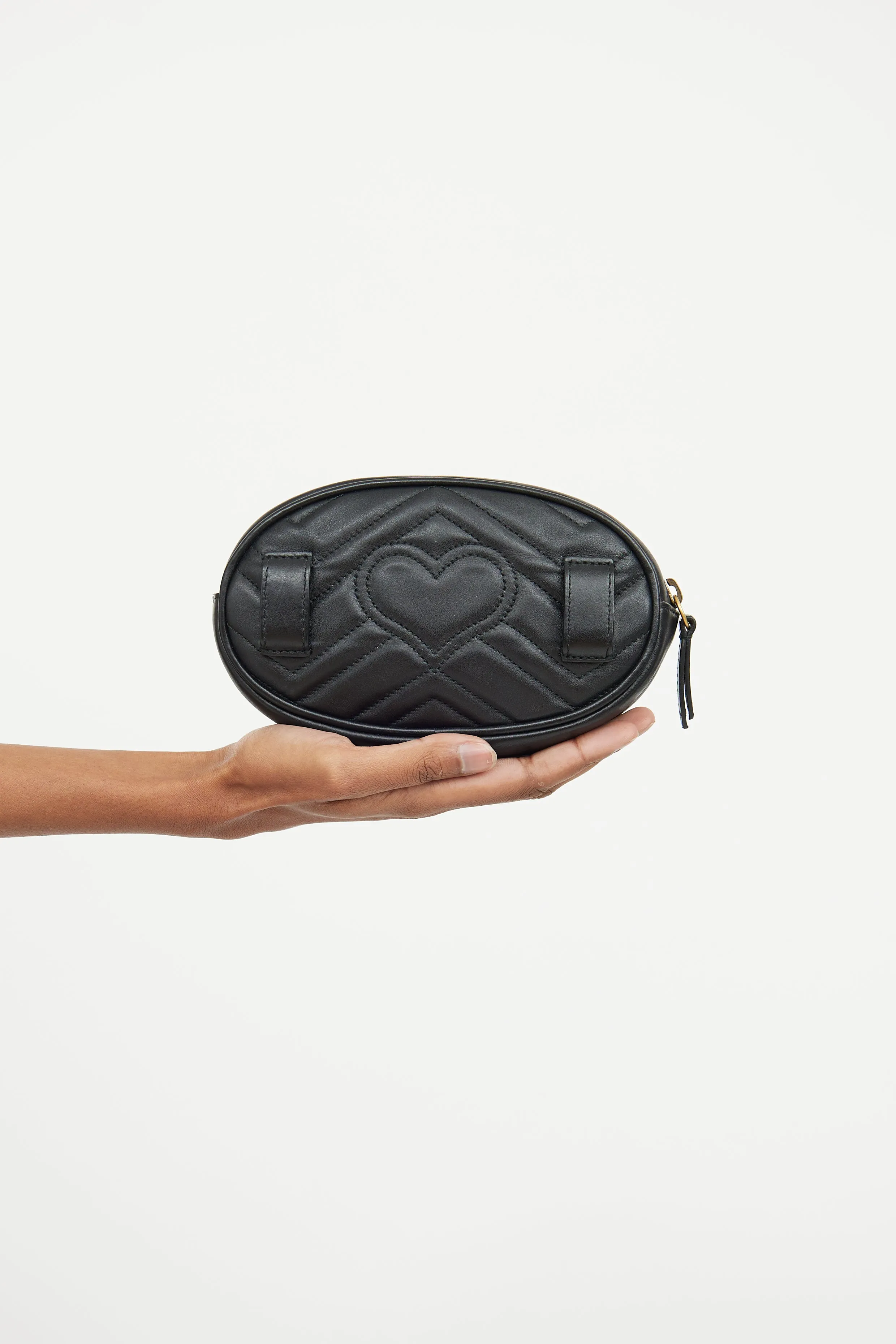Black Marmont Oval Belt Bag