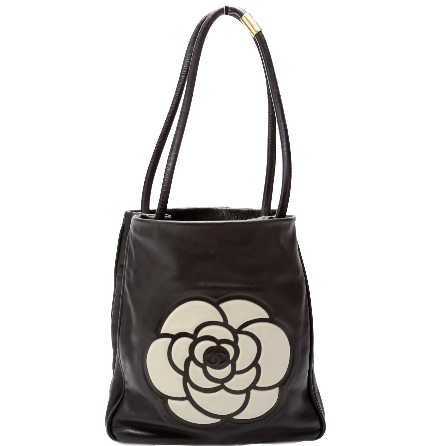 Camellia Lambskin Tote