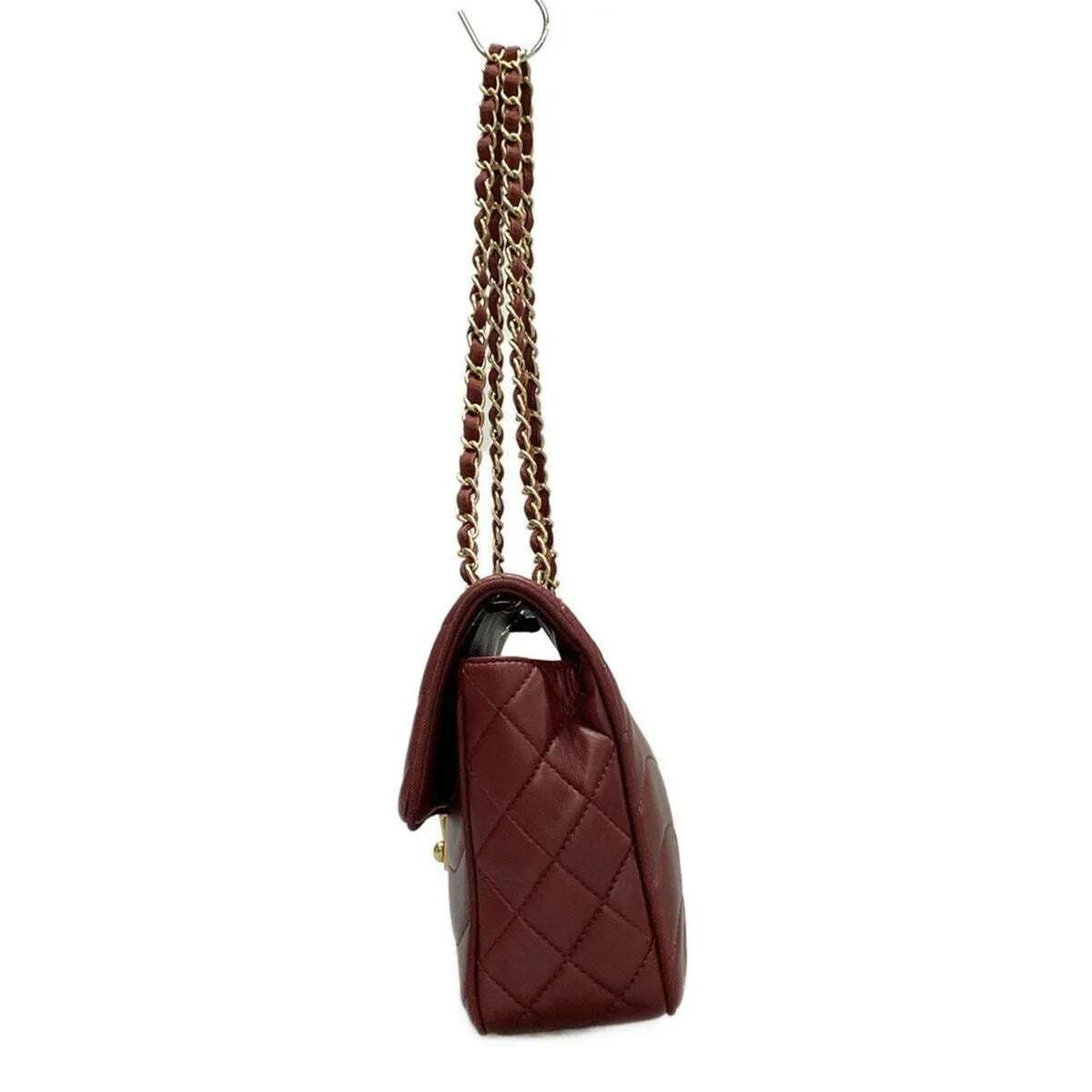 Chanel - Bordeaux Lambskin Shoulder