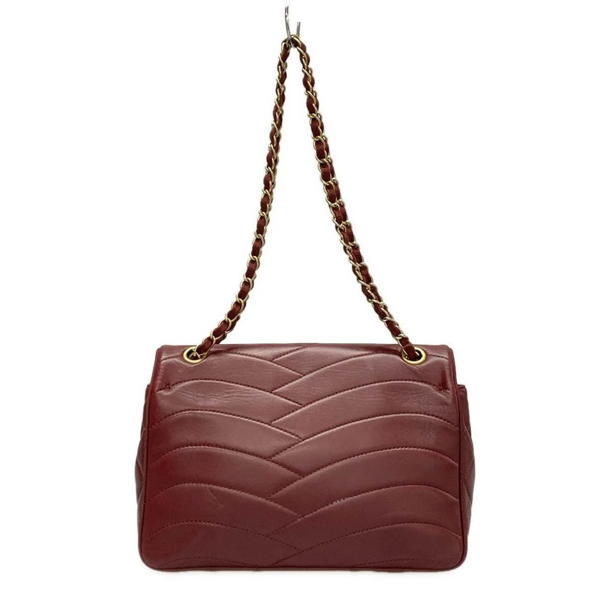 Chanel - Bordeaux Lambskin Shoulder
