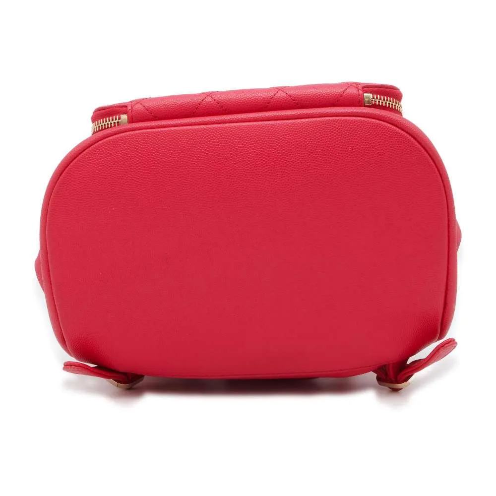 CHANEL Matelasse Business Affinity Backpack Pink A93748 Caviar Leather