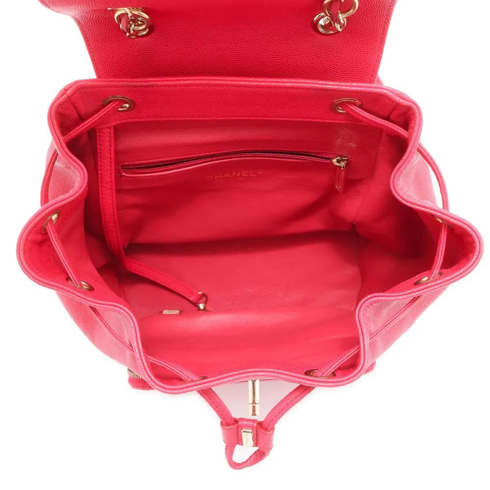 CHANEL Matelasse Business Affinity Backpack Pink A93748 Caviar Leather