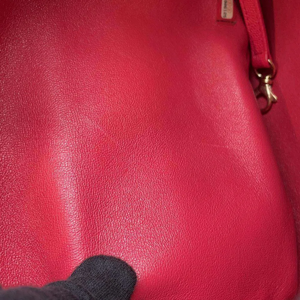 CHANEL Matelasse Business Affinity Backpack Pink A93748 Caviar Leather