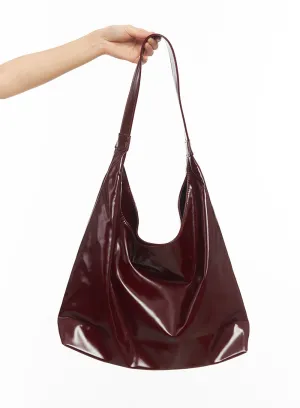 Cherry Chic Faux-Leather Shoulder Bag IA517