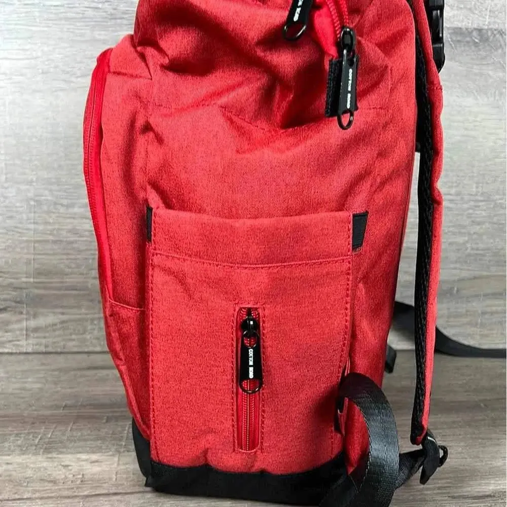 Cotton Road Nappy Bag - Backpack - Deep Red