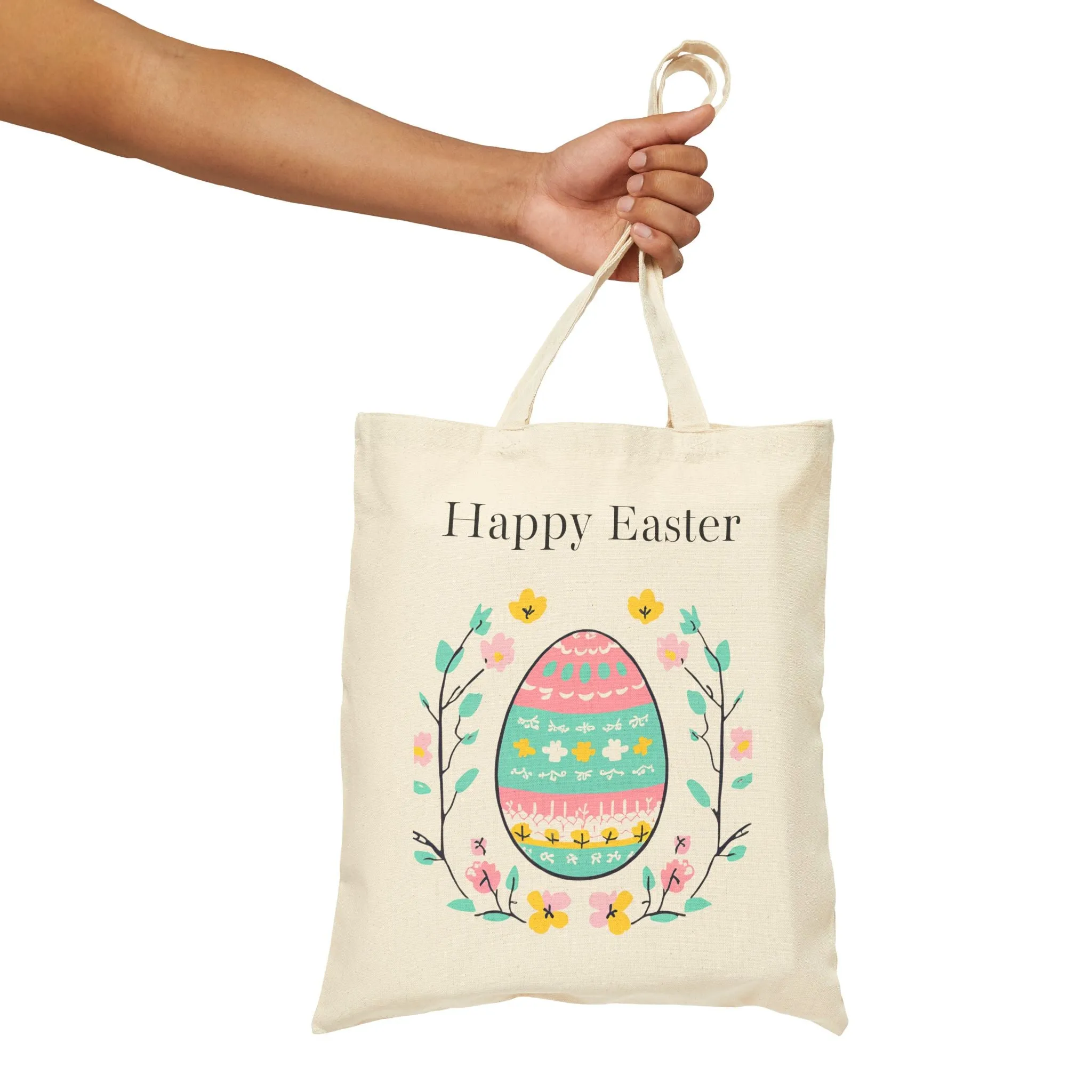 Easter Tote Bag - Happy Easter - Unapologetic Apparel
