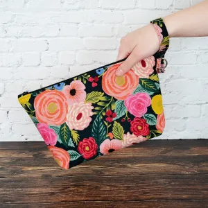 Floral Canvas Project Bag in Rifle Paper Co's