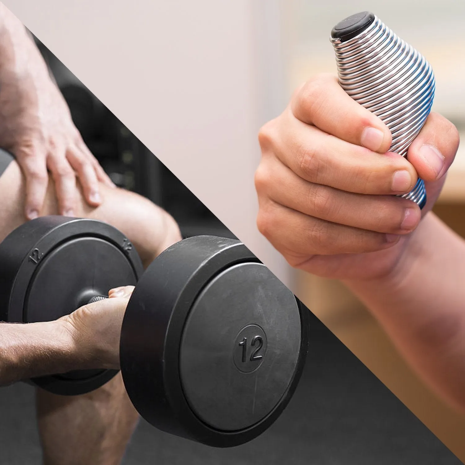 Hand Grip Olive Strengthener & Stress Ball, Finger Wrist Forearm Exerciser