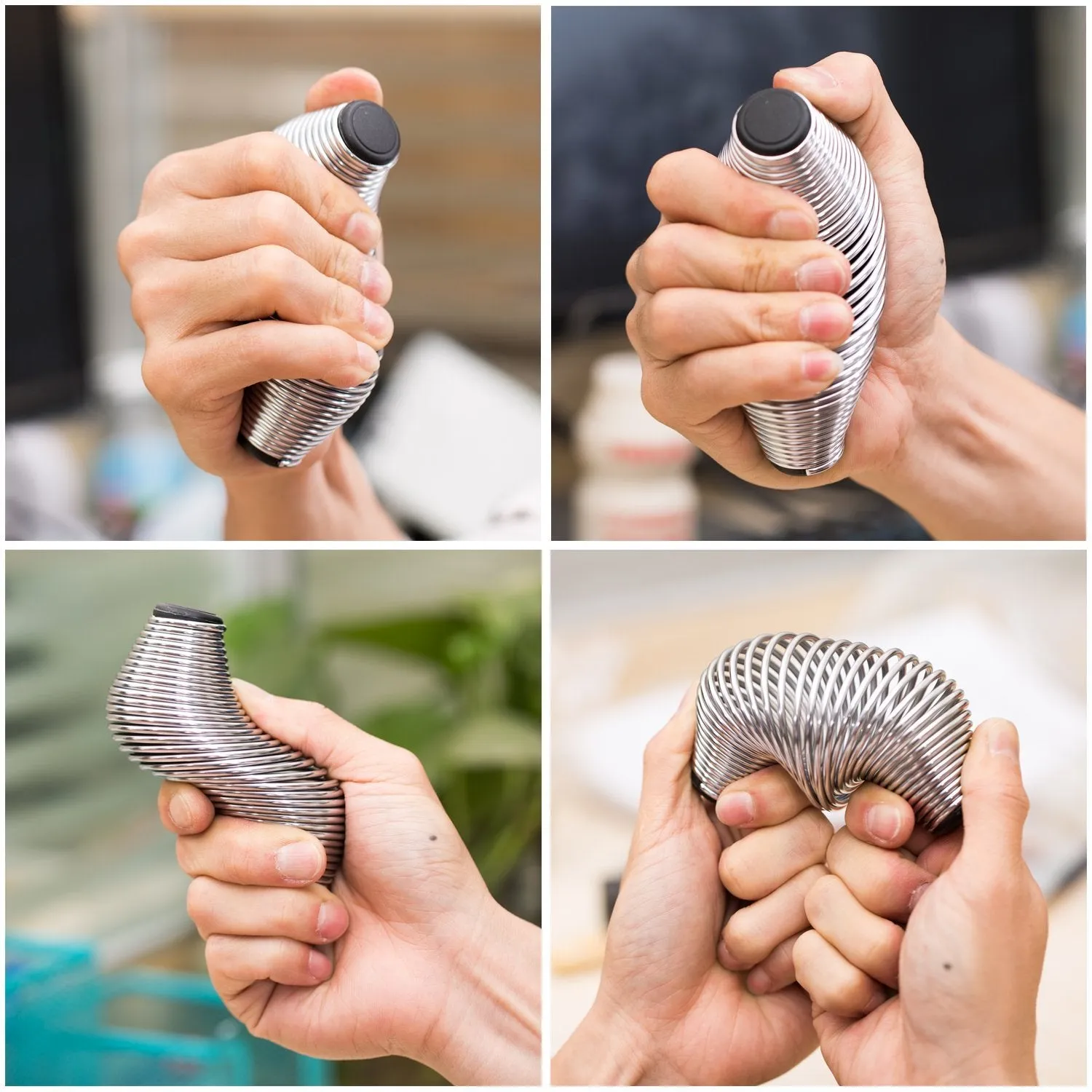 Hand Grip Olive Strengthener & Stress Ball, Finger Wrist Forearm Exerciser