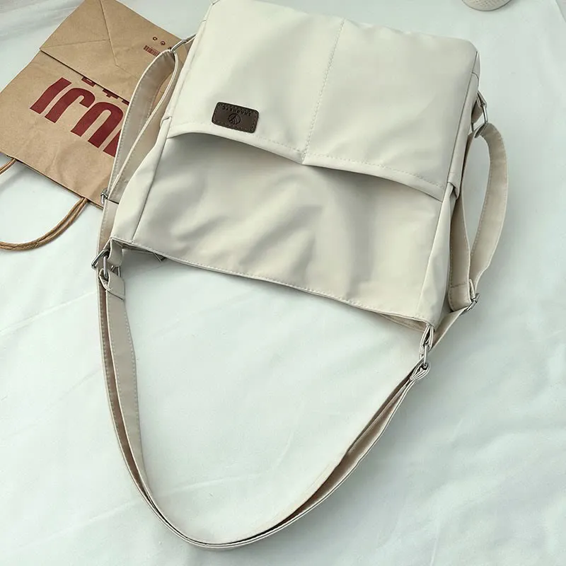 Lightweight Nylon Tote Convertible Backpack Purse Hobo Bag for Women