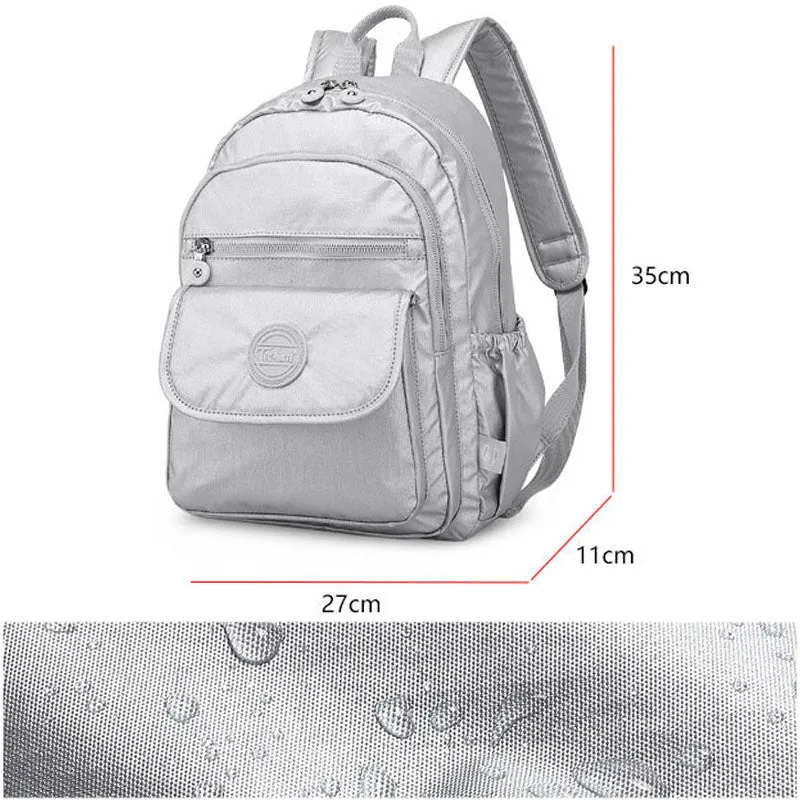 Mini Backpack Solid Color Small Bag Simple Casual Student Bookbags
