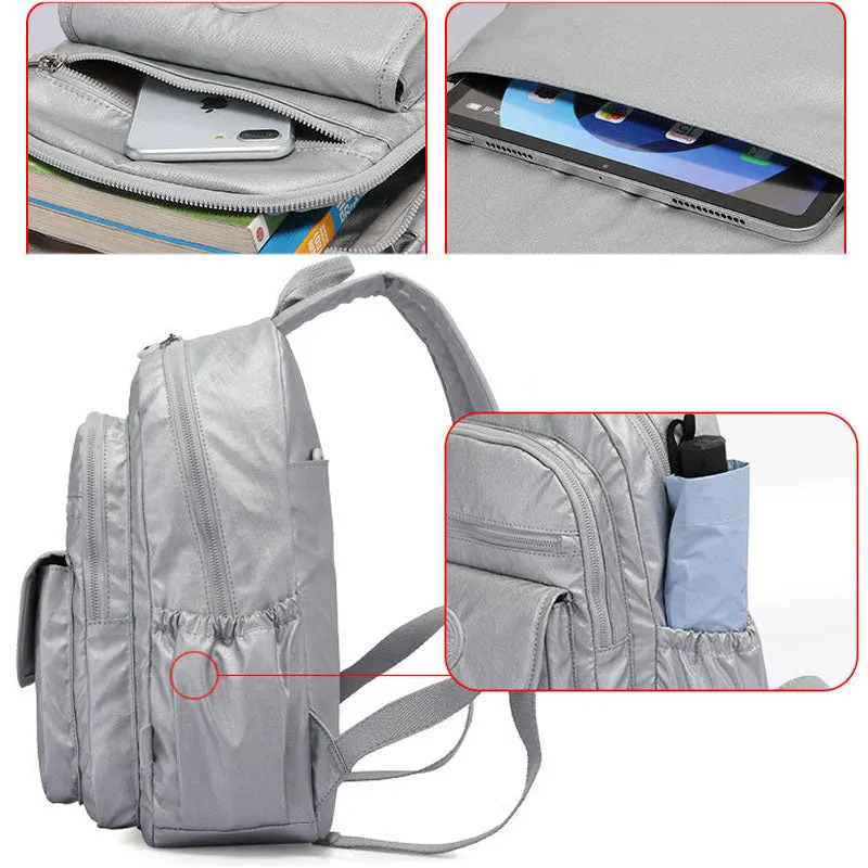 Mini Backpack Solid Color Small Bag Simple Casual Student Bookbags