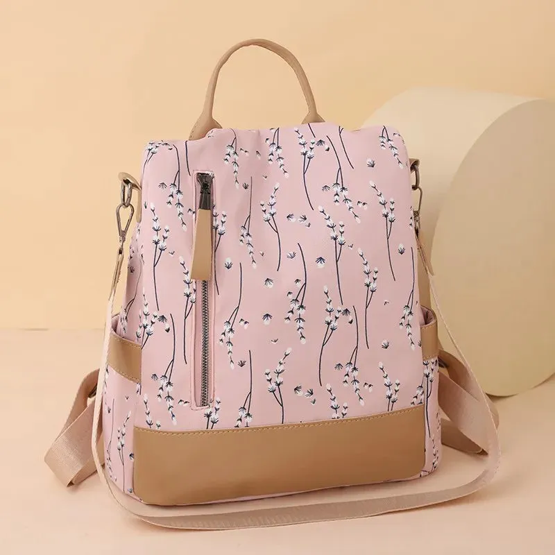 UAKISS  -  New Fashion Backpack Women's Nylon Shoulder Bag Women's School Bag Youth Girls Lightweight Women's Travel Backpack