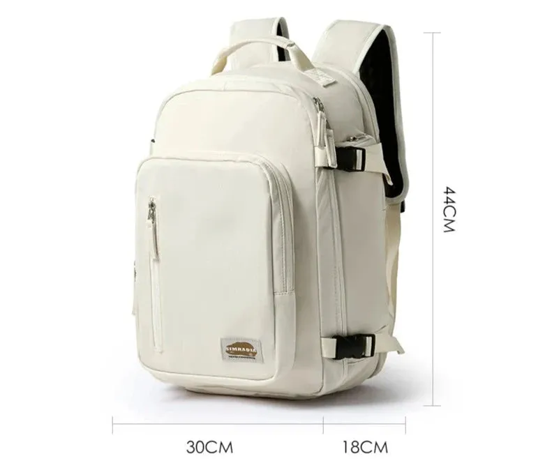 UAKISS  -  Women Carry On Backpack Travel Backpack Plane 40x30x20 Waterproof Students Schoolbags 15.6inch Laptop Business Daypack