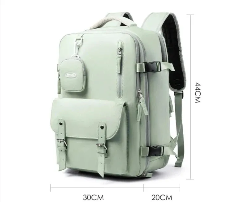 UAKISS  -  Women Carry On Backpack Travel Backpack Plane 40x30x20 Waterproof Students Schoolbags 15.6inch Laptop Business Daypack