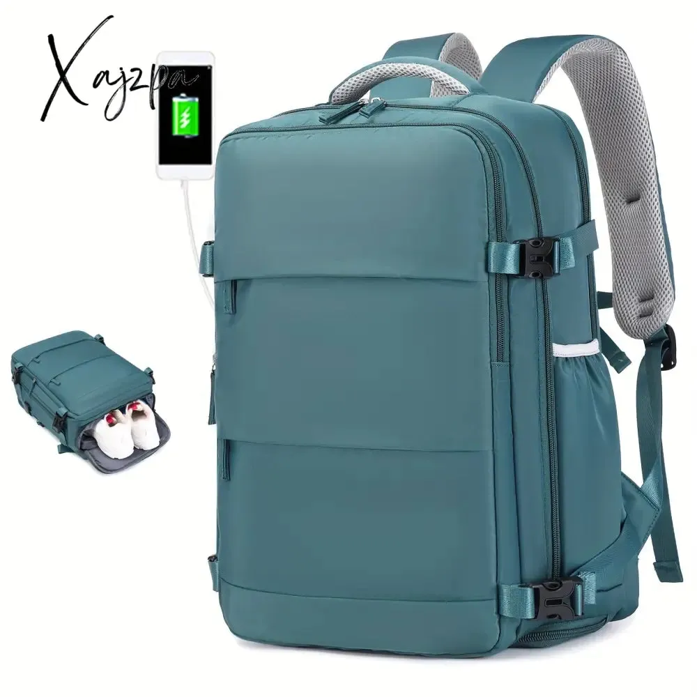 Waterproof Carry-on Backpack with Shoe Compartment for Business and Travel