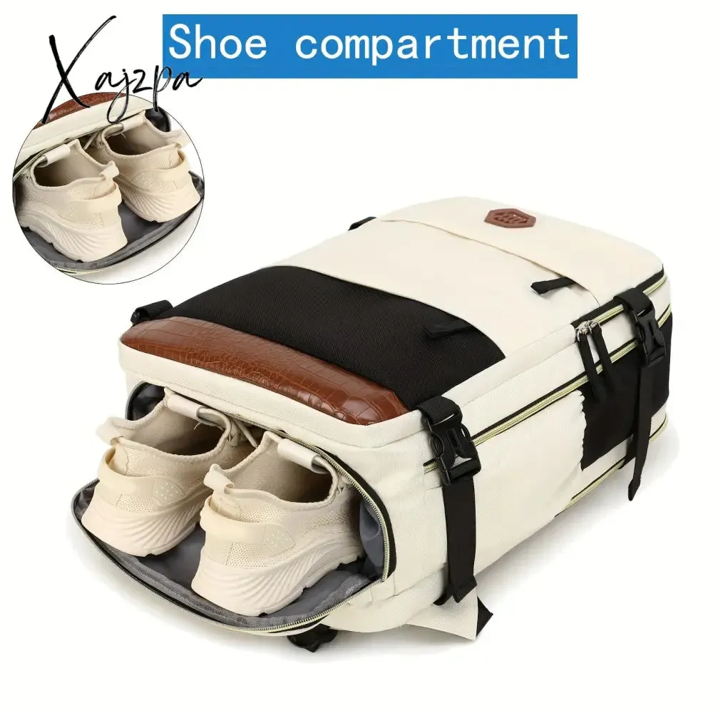 Waterproof Carry-on Backpack with Shoe Compartment for Business and Travel