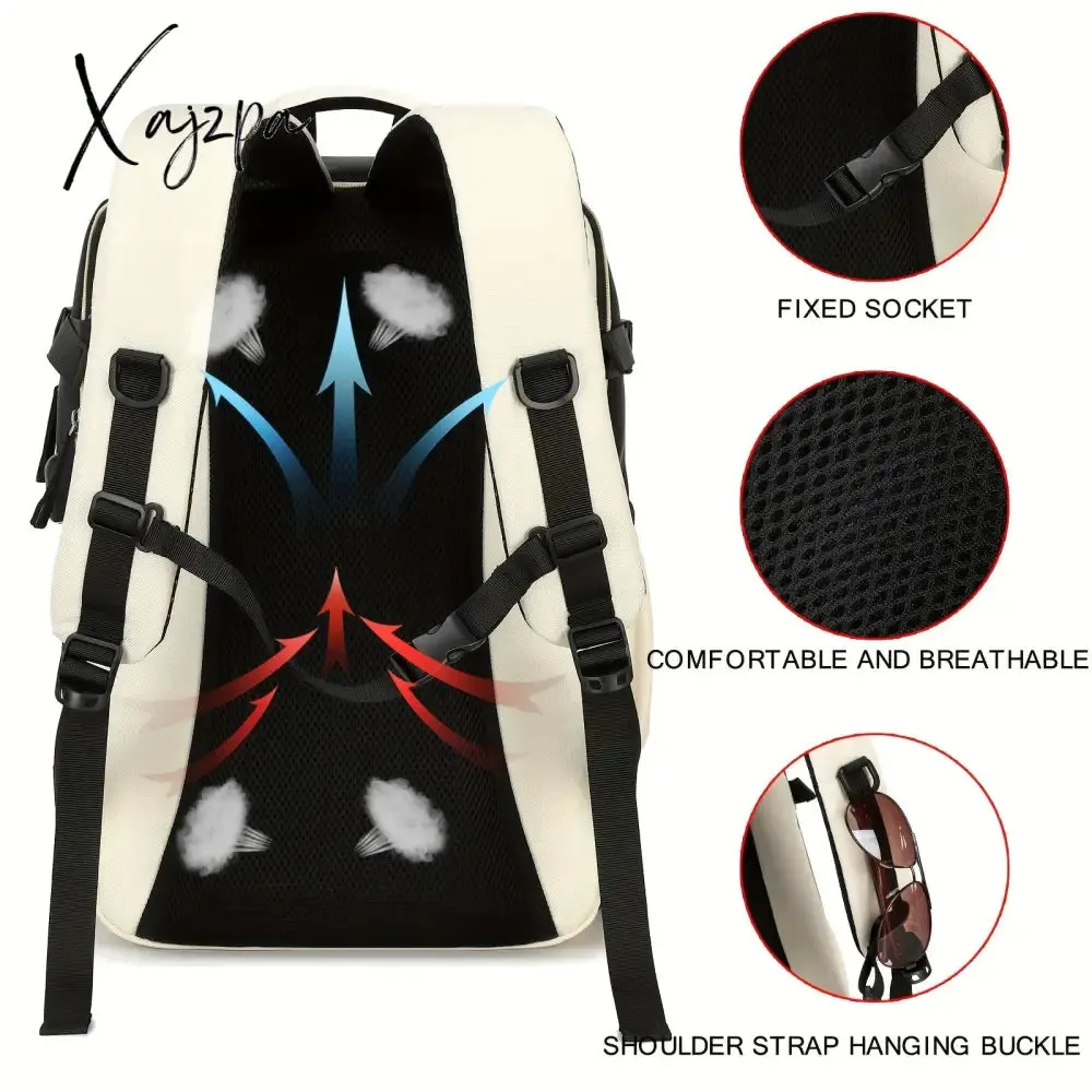 Waterproof Carry-on Backpack with Shoe Compartment for Business and Travel