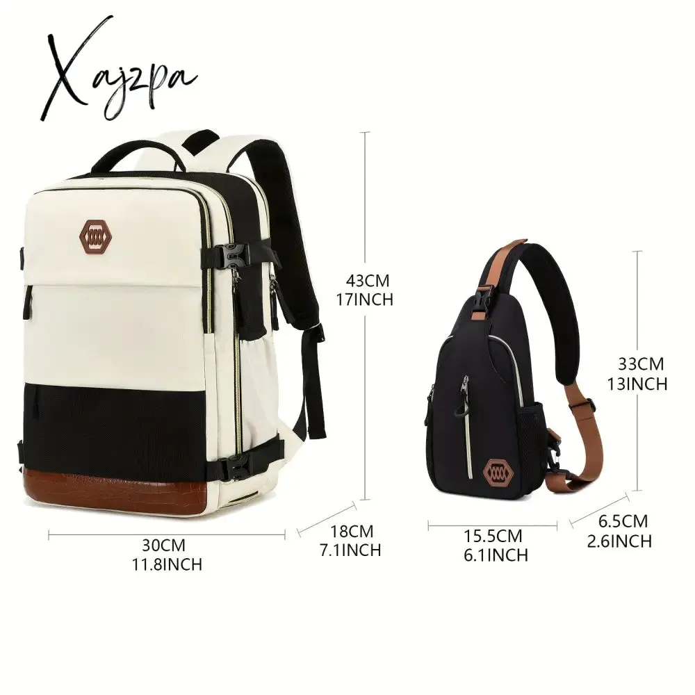 Waterproof Carry-on Backpack with Shoe Compartment for Business and Travel