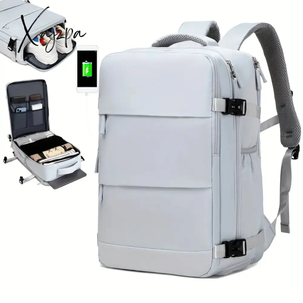 Waterproof Carry-on Backpack with Shoe Compartment for Business and Travel