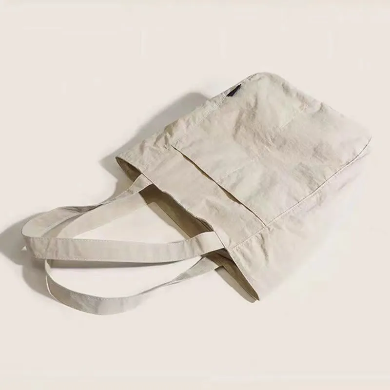 Women Casual Canvas Tote Shoulder Bag Linen Shopping Handbag