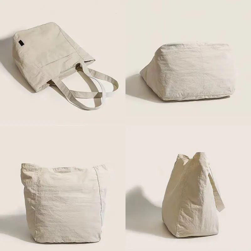 Women Casual Canvas Tote Shoulder Bag Linen Shopping Handbag