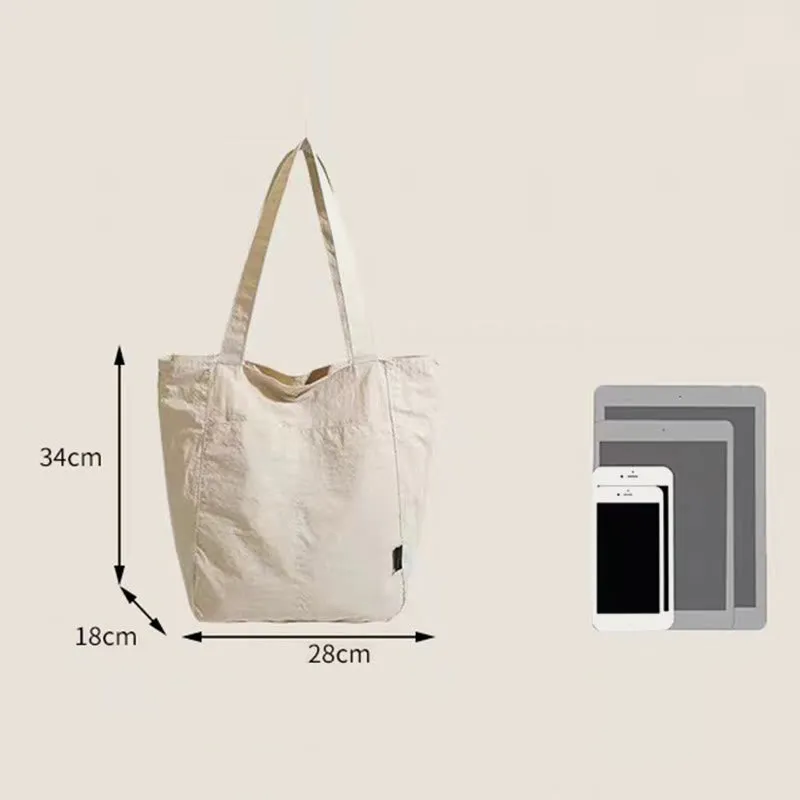 Women Casual Canvas Tote Shoulder Bag Linen Shopping Handbag