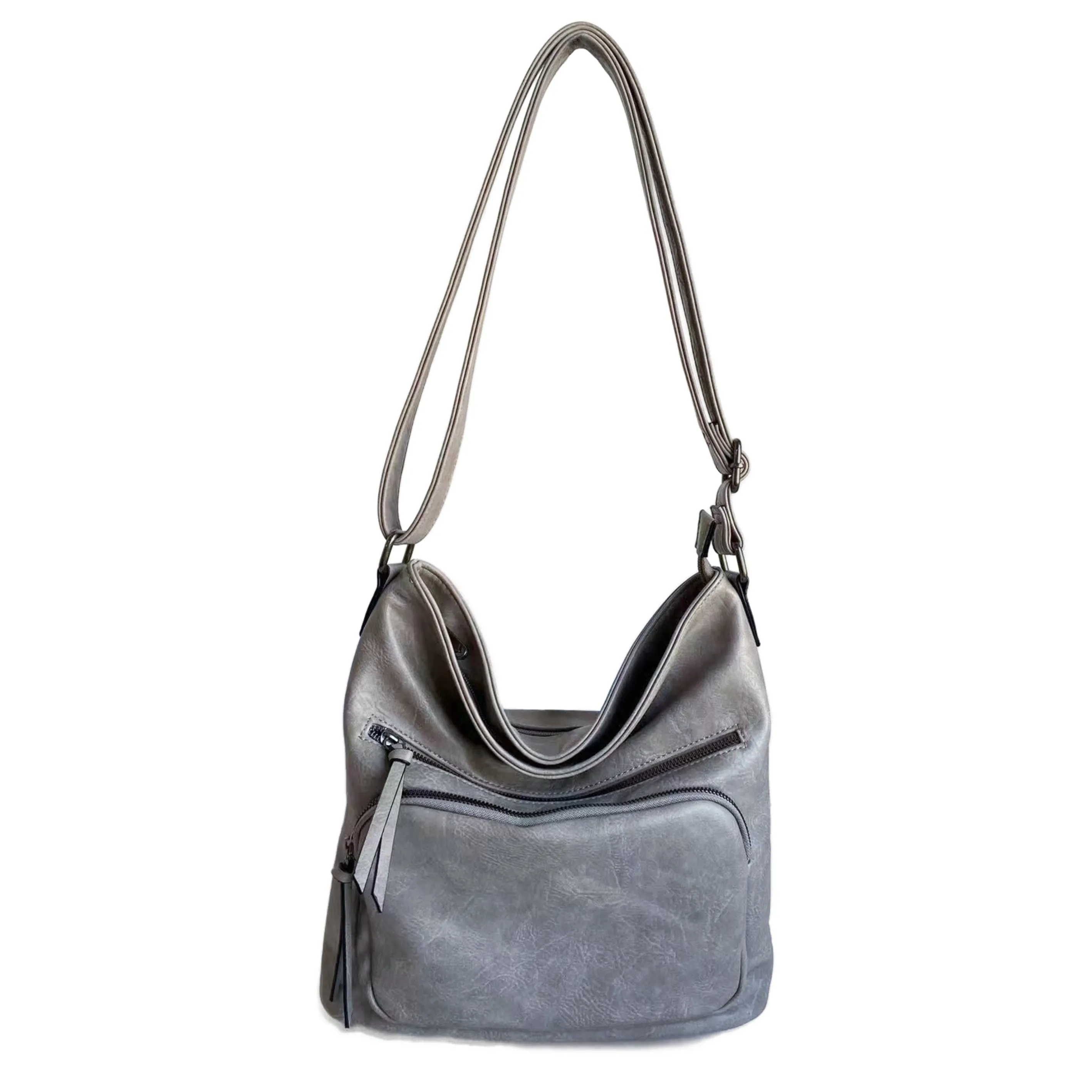 YD-8288 - Darling Leatherette Hobo Bag - 10  Color