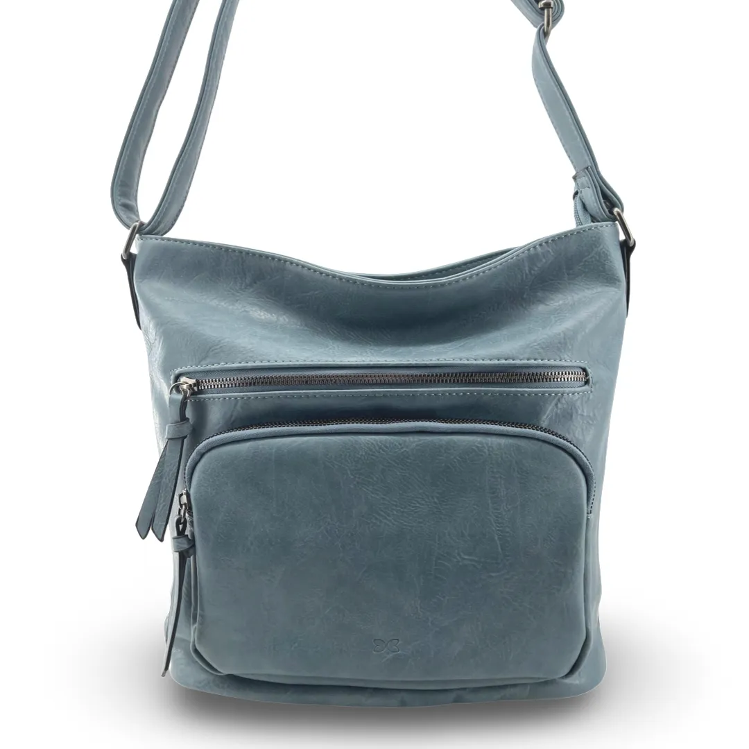 YD-8288 - Darling Leatherette Hobo Bag - 10  Color