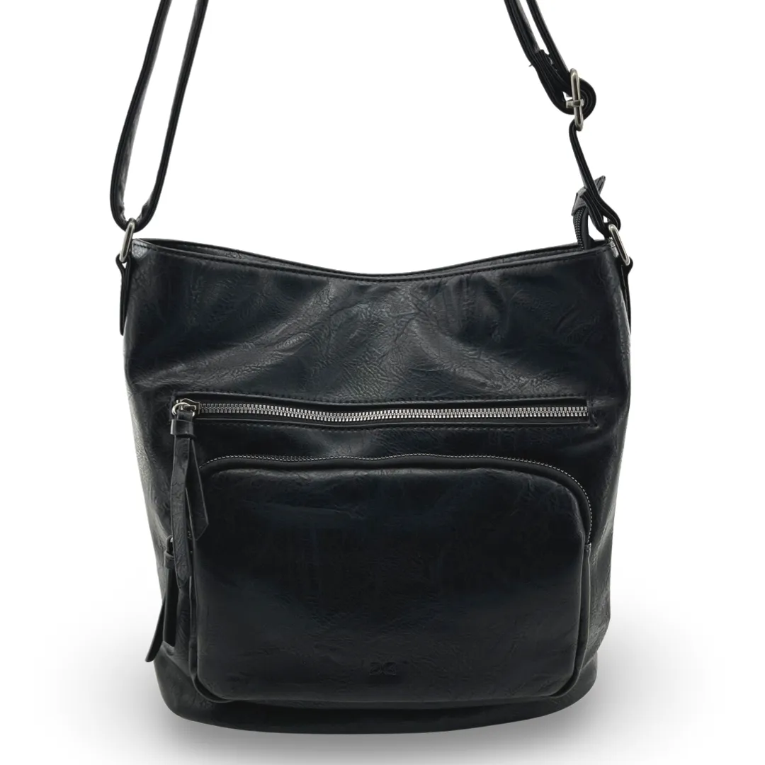 YD-8288 - Darling Leatherette Hobo Bag - 10  Color